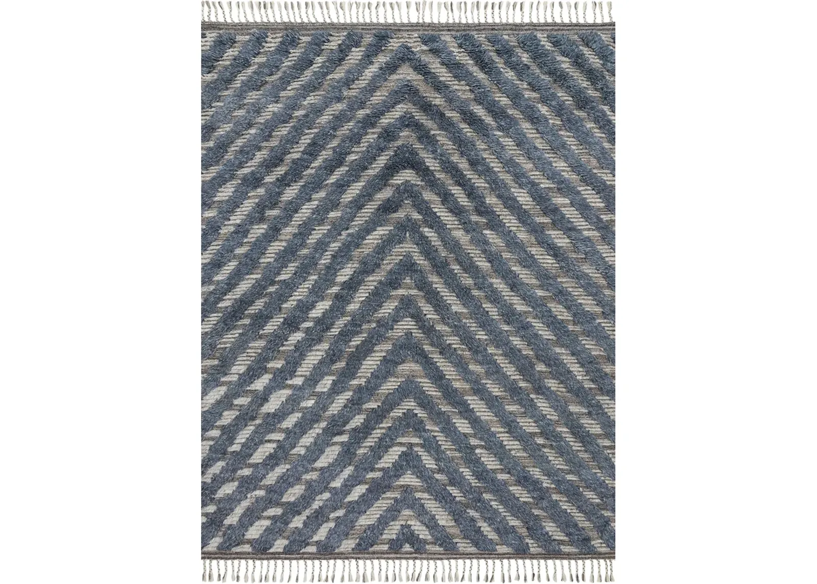 Khalid KF06 Blue/Pewter 8'6" x 11'6" Rug