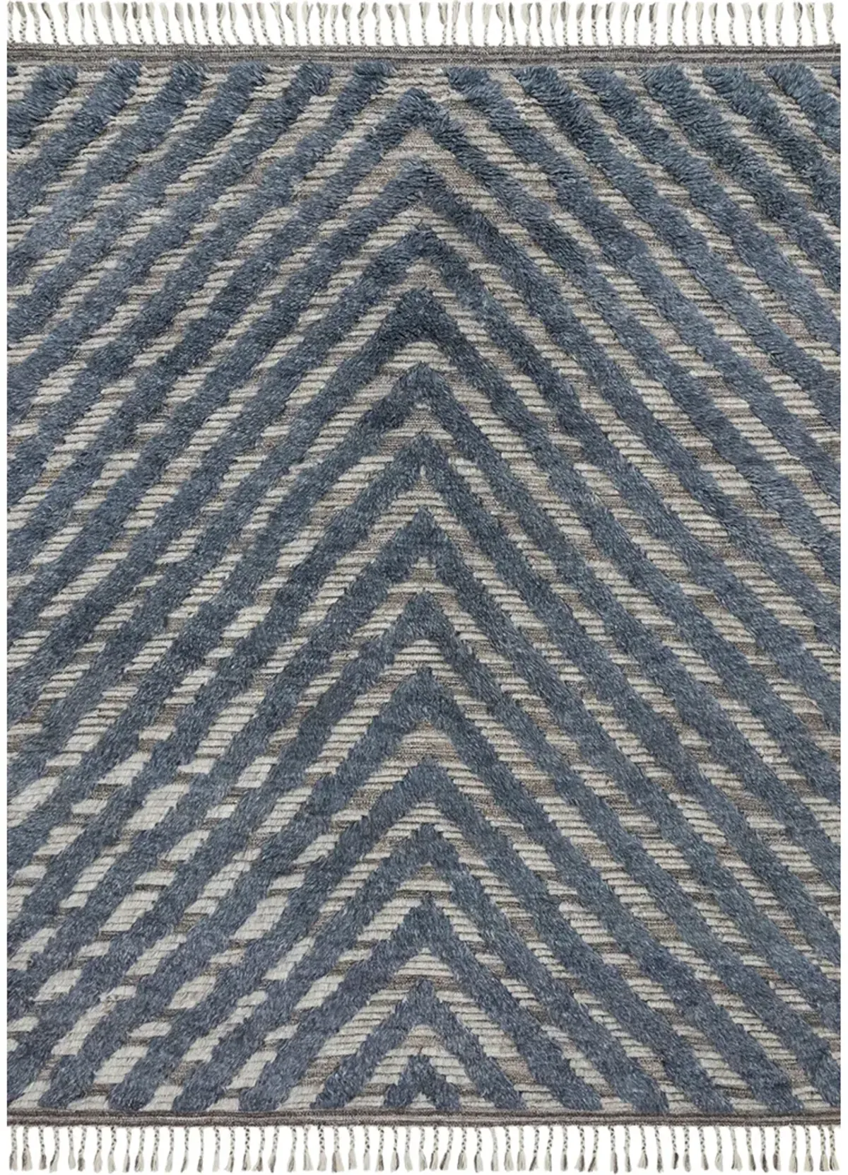 Khalid KF06 Blue/Pewter 8'6" x 11'6" Rug