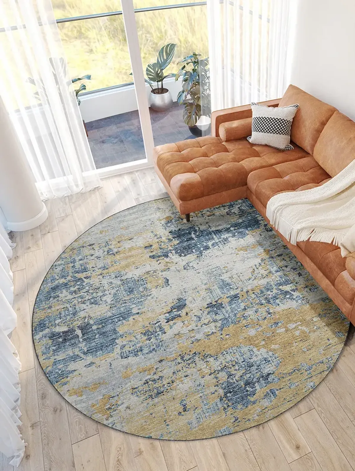 Camberly CM4 Navy 8' Rug