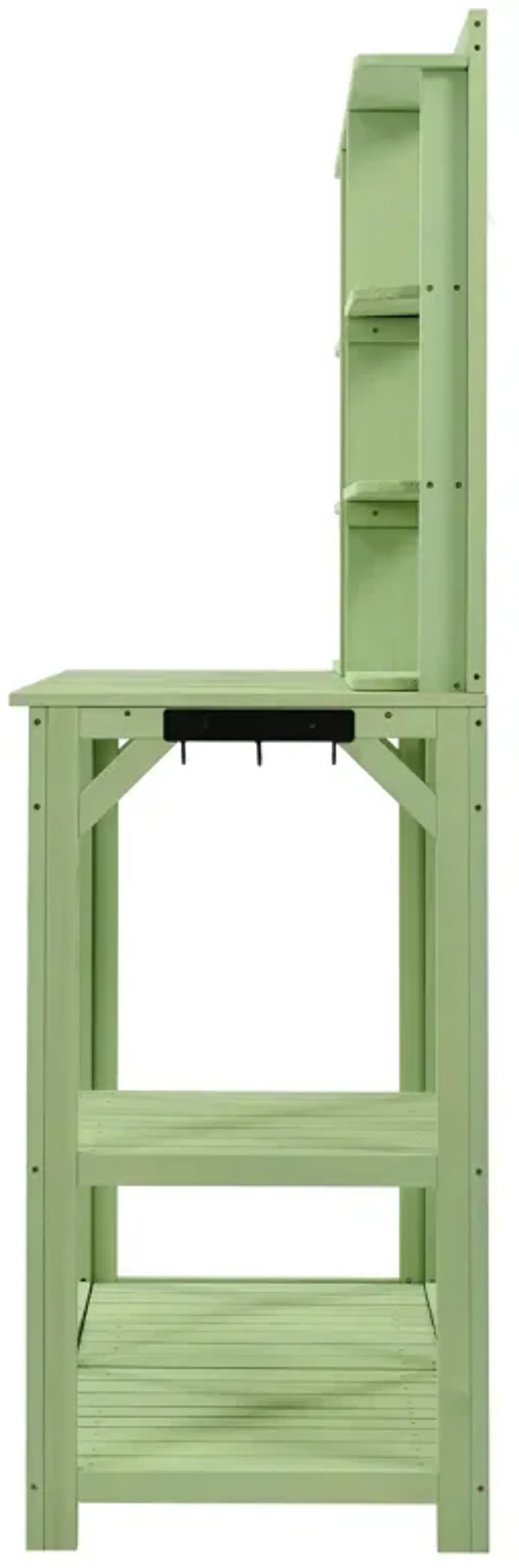 Merax Outdoor Potting Bench with 6-Tier Shelves