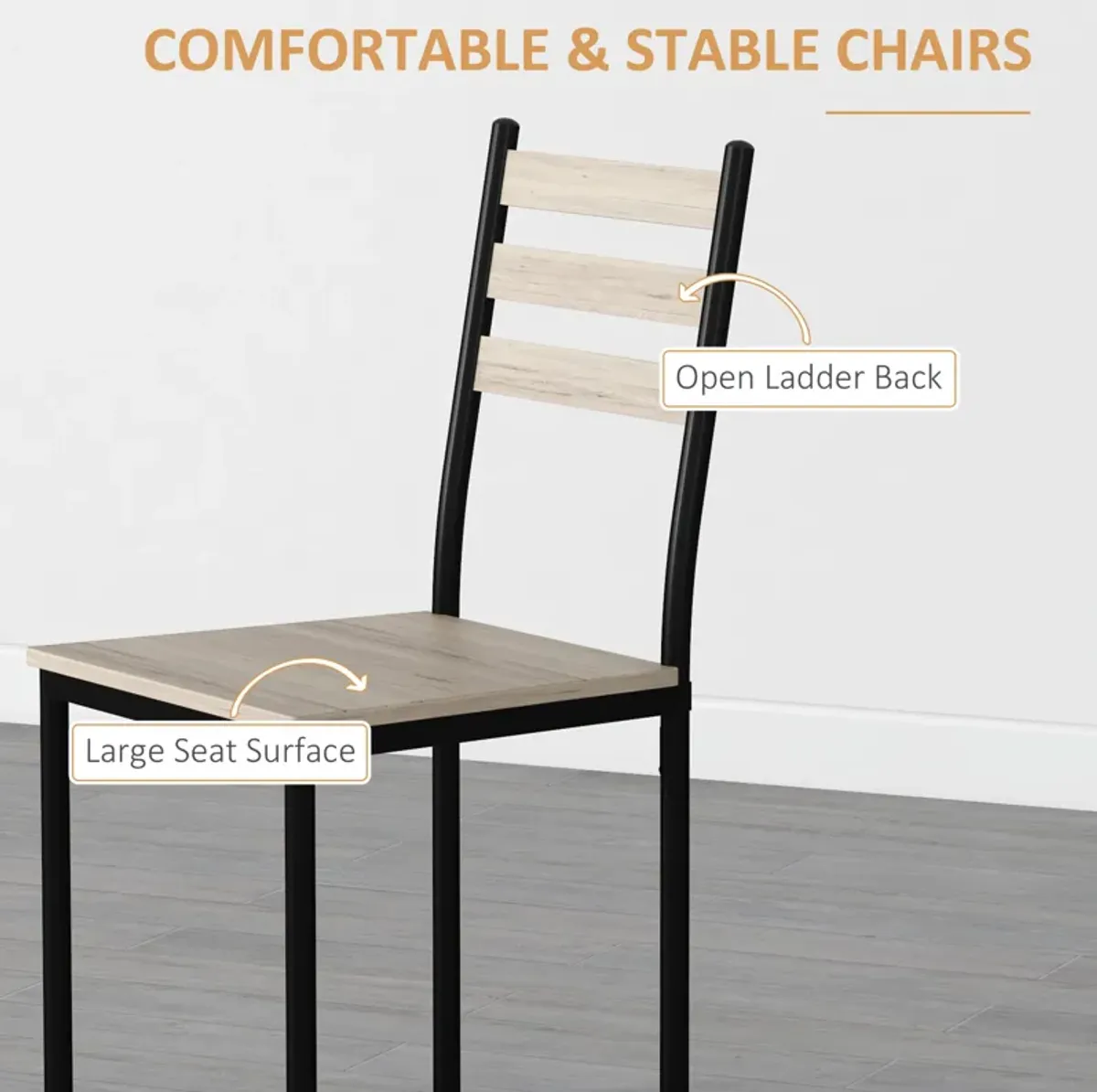 Multi-Section Outside or Inside Seating Bench with Tabletop Smooth Surface