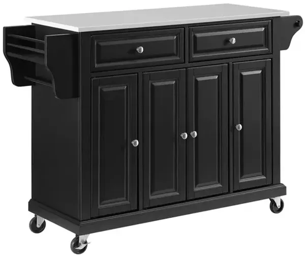 Crosley Furniture Full Size Stone Top Kitchen Cart