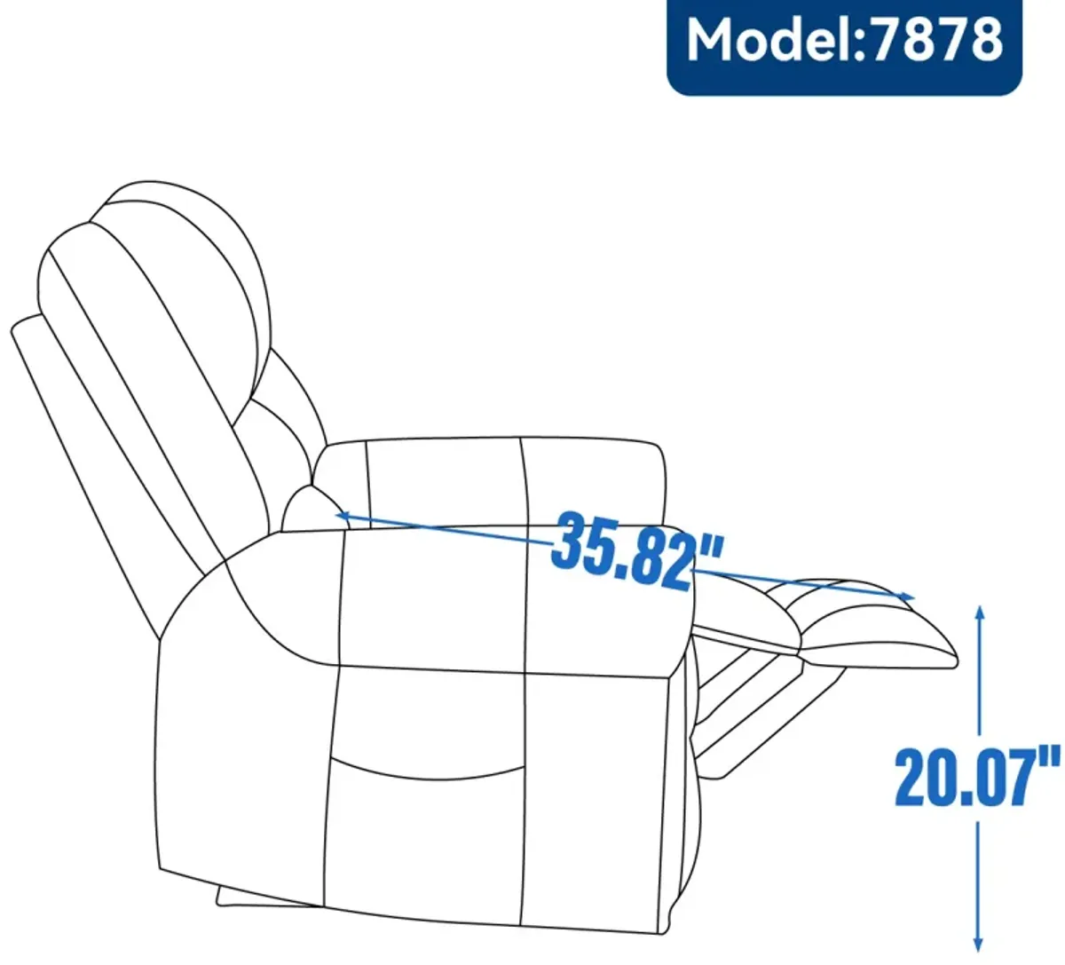 350 lbs Power Lift Recliner with Heat Massage