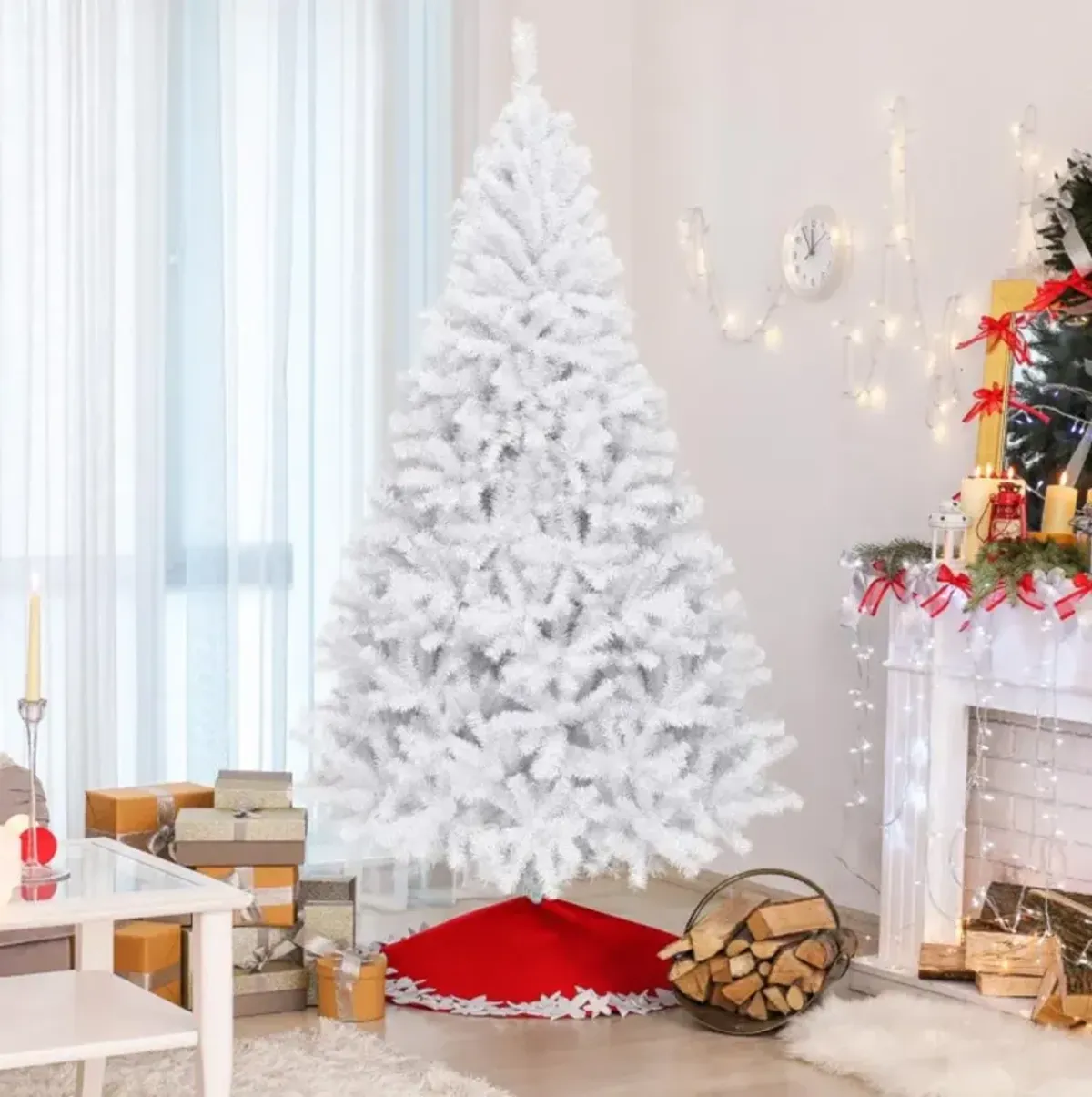 Artificial Christmas Tree with Metal Stand