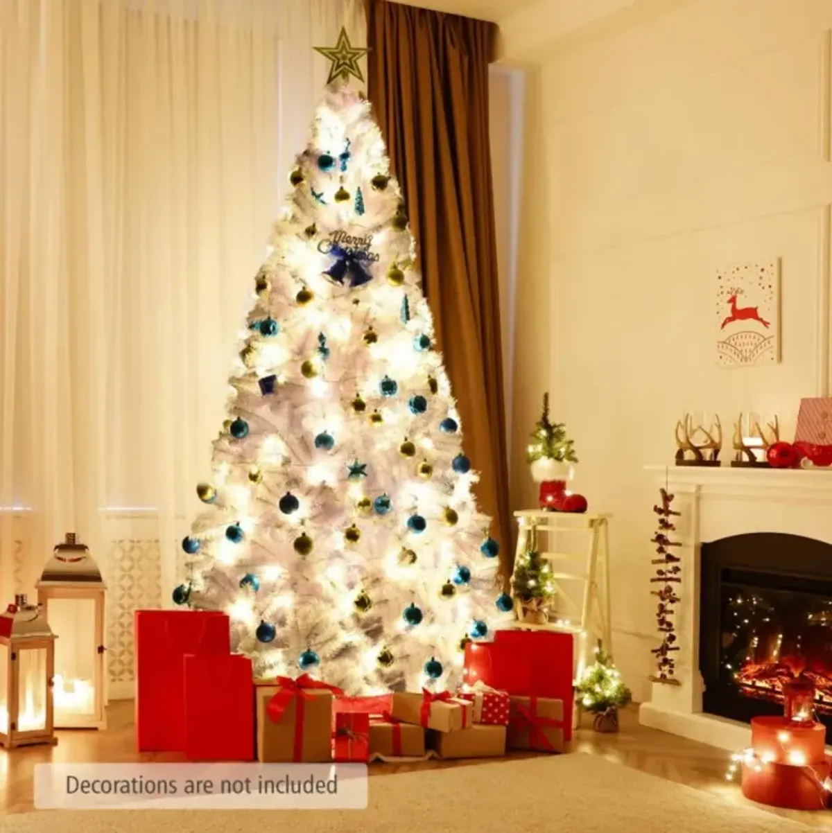 Artificial Christmas Tree with Metal Stand