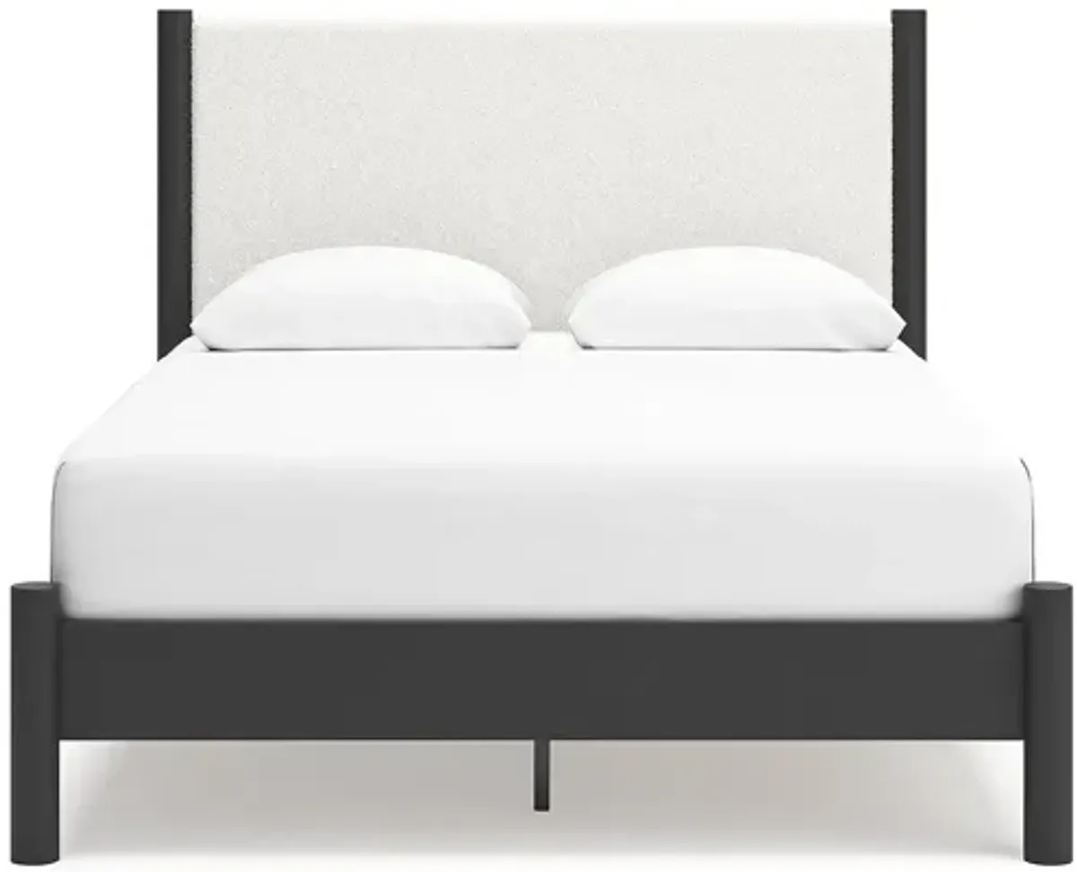 Queen Upholstered Panel Bed