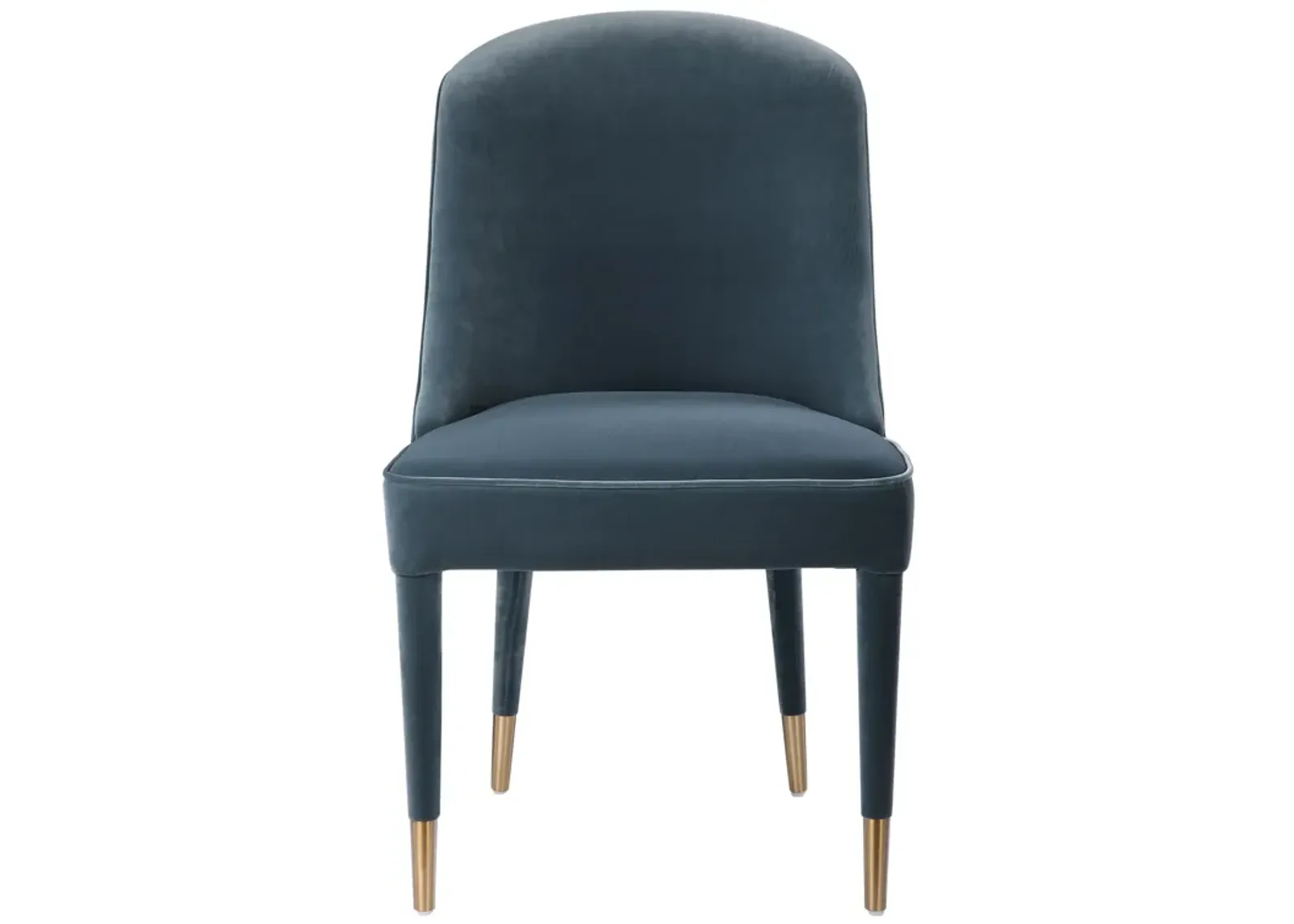 Brie Armless Chair, Blue, (Set of 2)