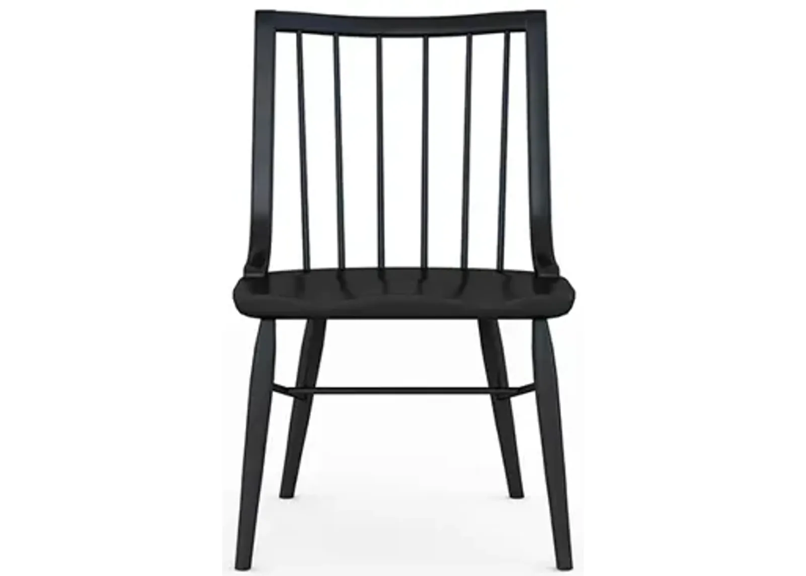 Frame Windsor Side Chair Accent Black (Set of 2)