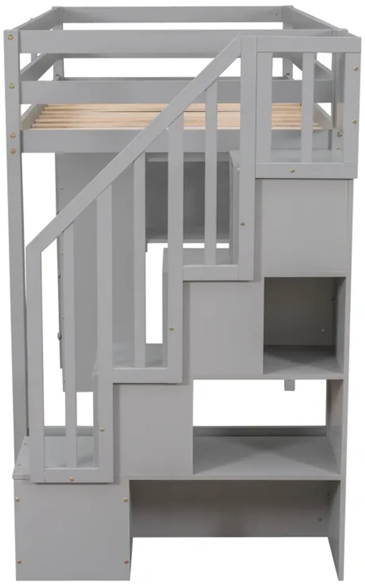 Merax Twin size Loft Bed with Storage Drawers and Stairs