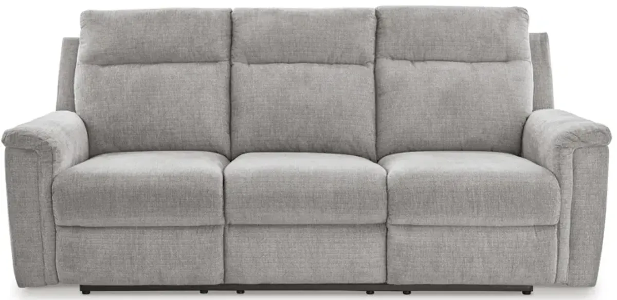 Barnsana Power Reclining Sofa in Ash