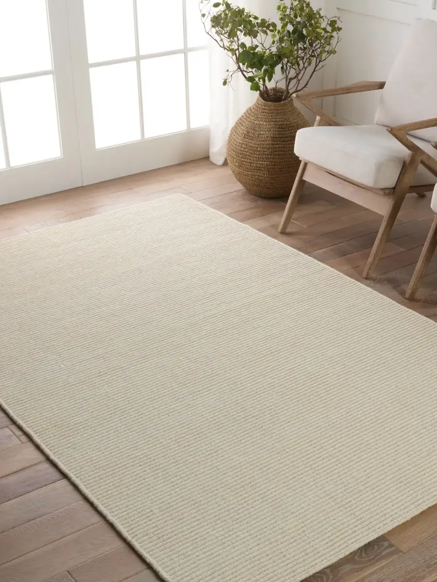 Strada Shyre White 9' x 12' Rug