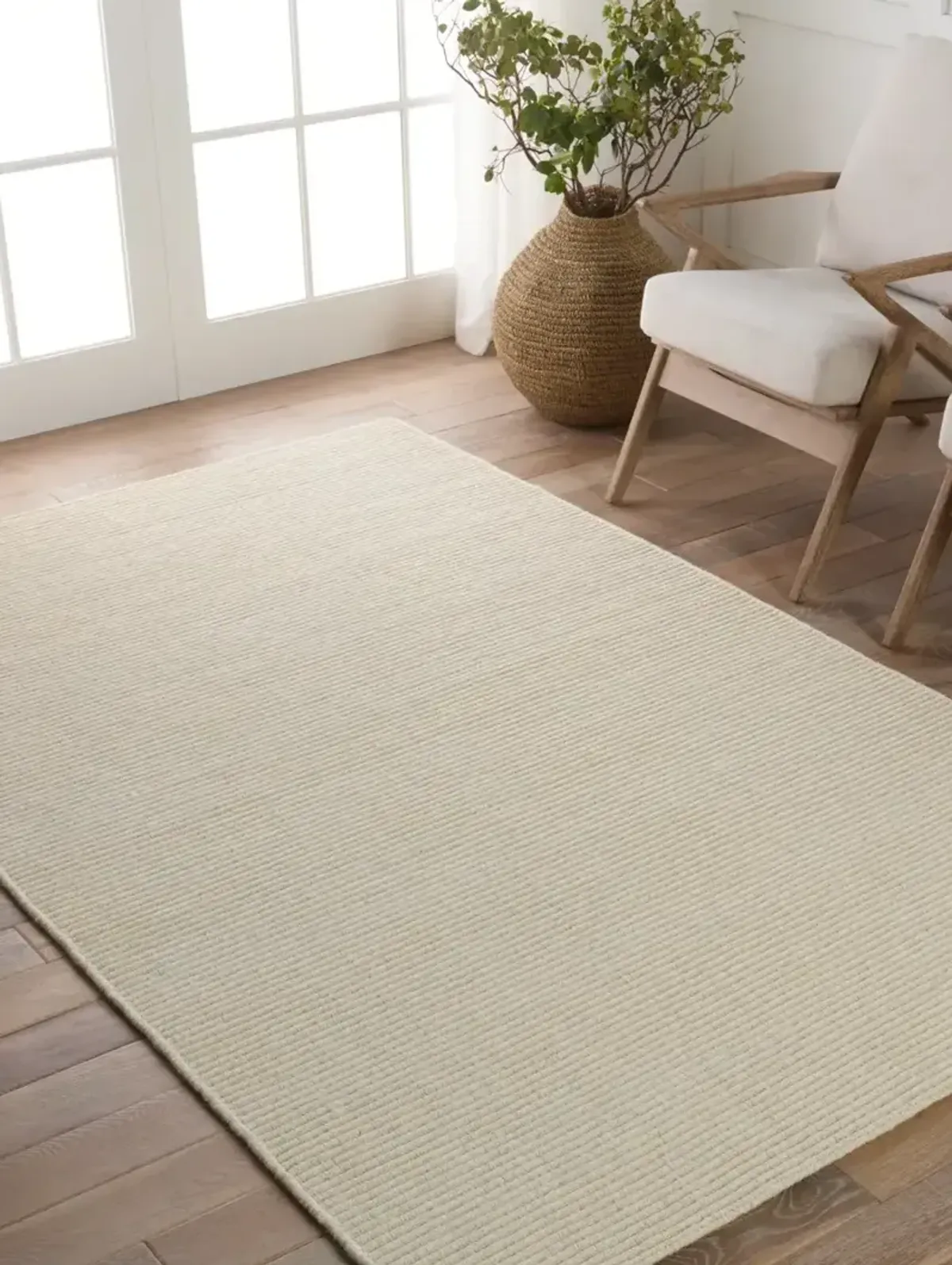 Strada Shyre White 9' x 12' Rug