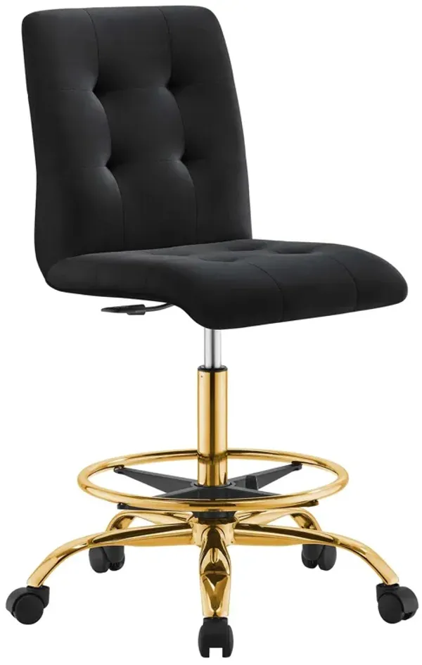 Modway Furniture - Prim Armless Performance Velvet Drafting Chair