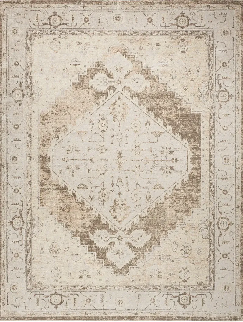 Astra Machine Washable ASW11 Beige 7'10" x 10' Rug