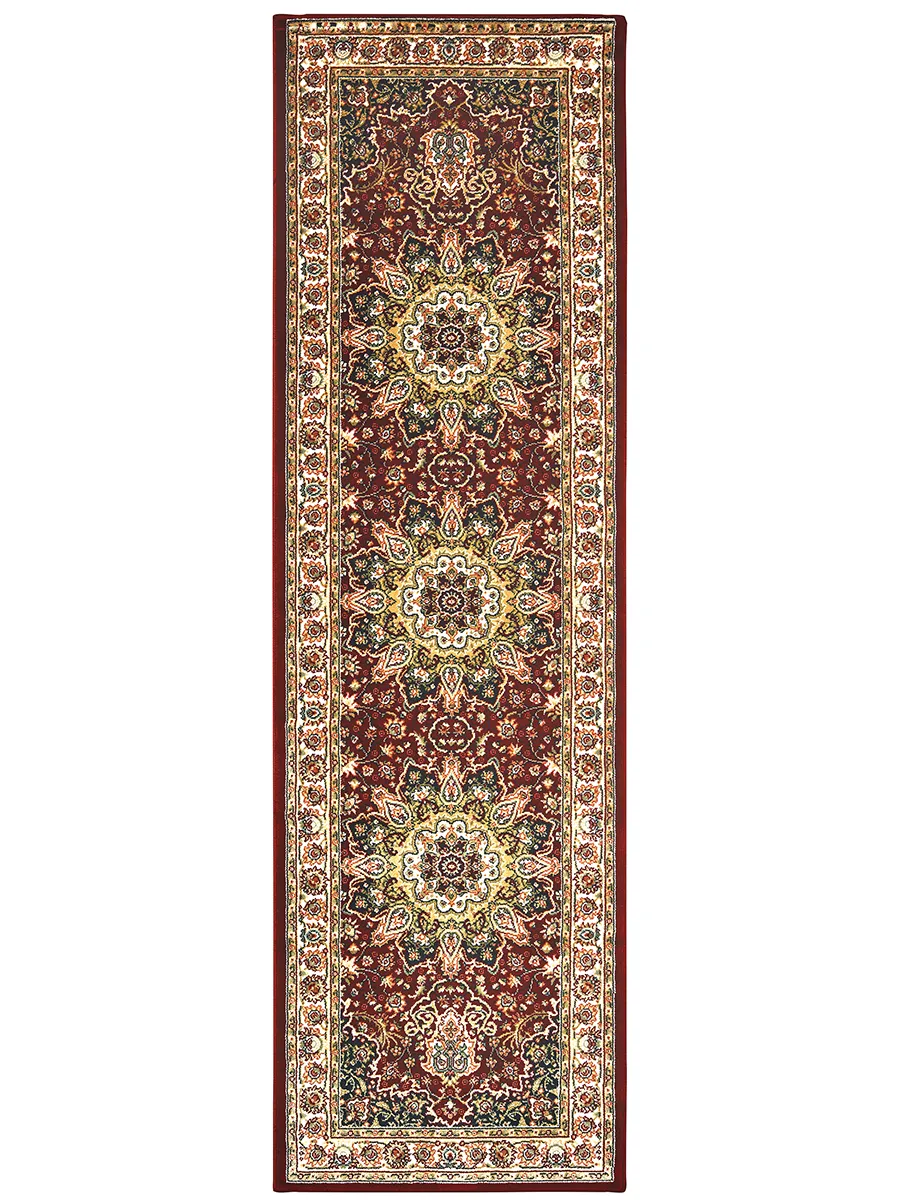 Kashan 2'3" x 7'6" Red Rug