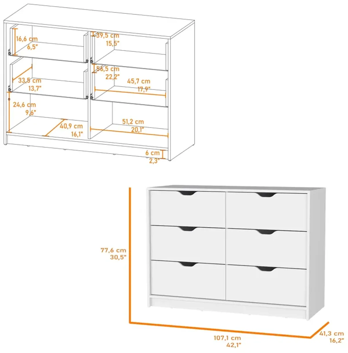 Dillon 4 Drawers Dresser