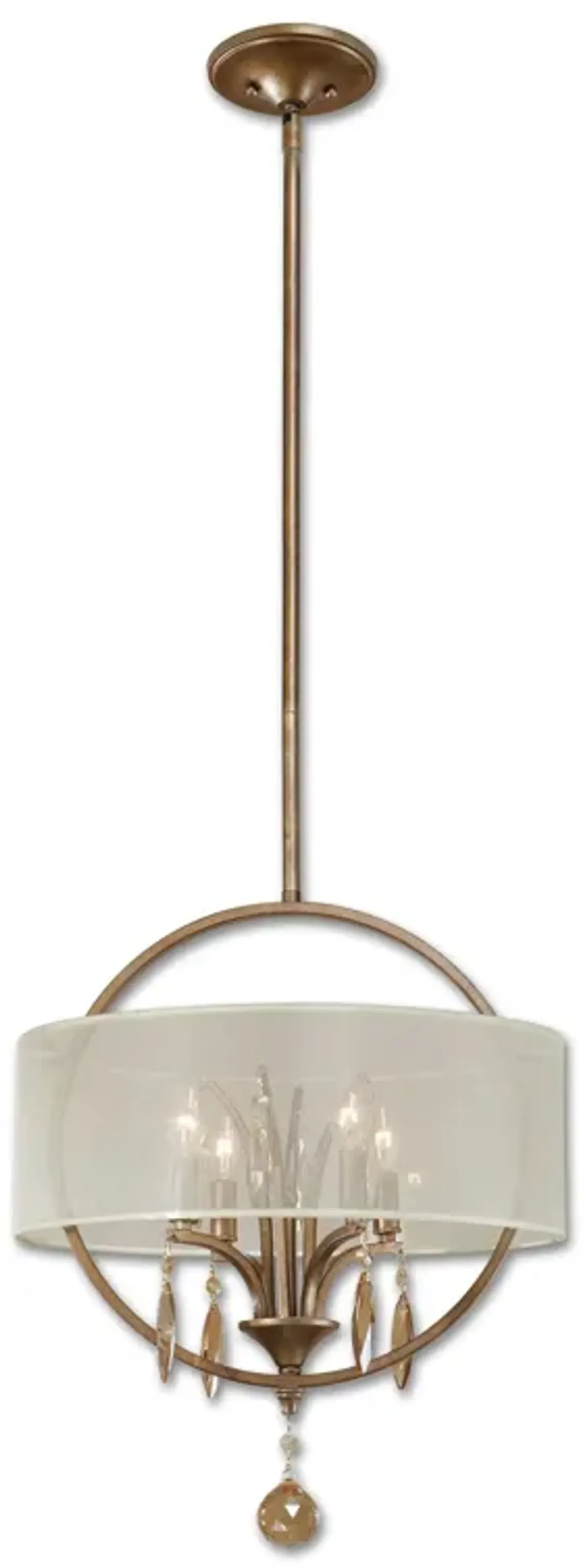 Uttermost Alenya 4 Light Fabric Drum Pendant