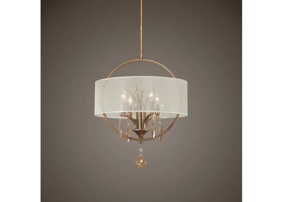 Uttermost Alenya 4 Light Fabric Drum Pendant