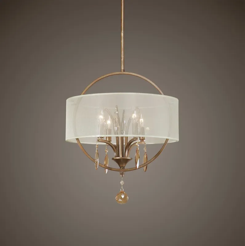 Uttermost Alenya 4 Light Fabric Drum Pendant