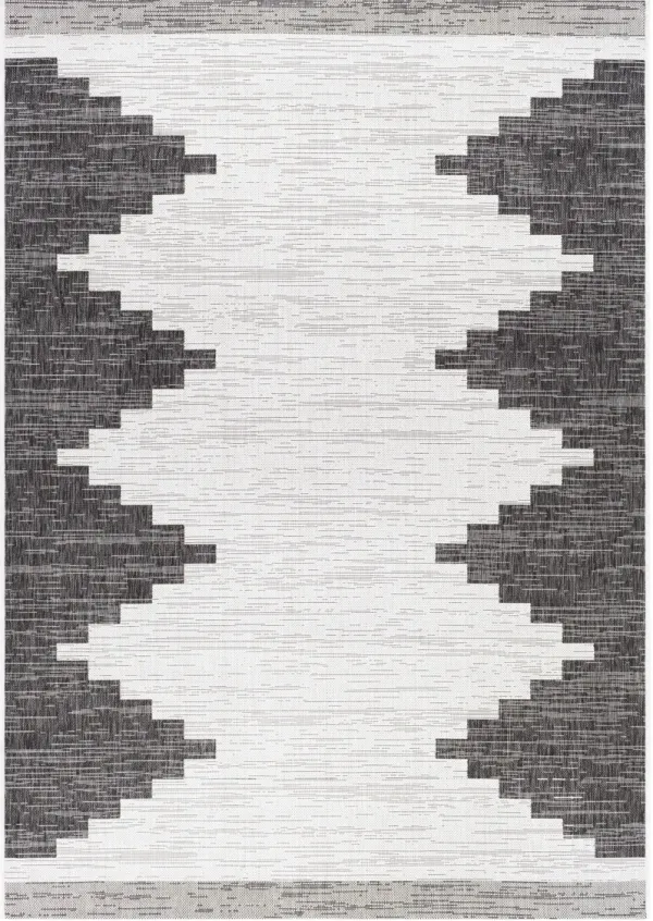 Eagean EAG-2356 2'7' x 10' Black Rug