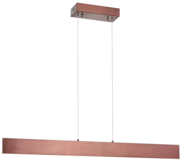 Draper Dimmable Adjustable Integrated LED Metal Linear Pendant