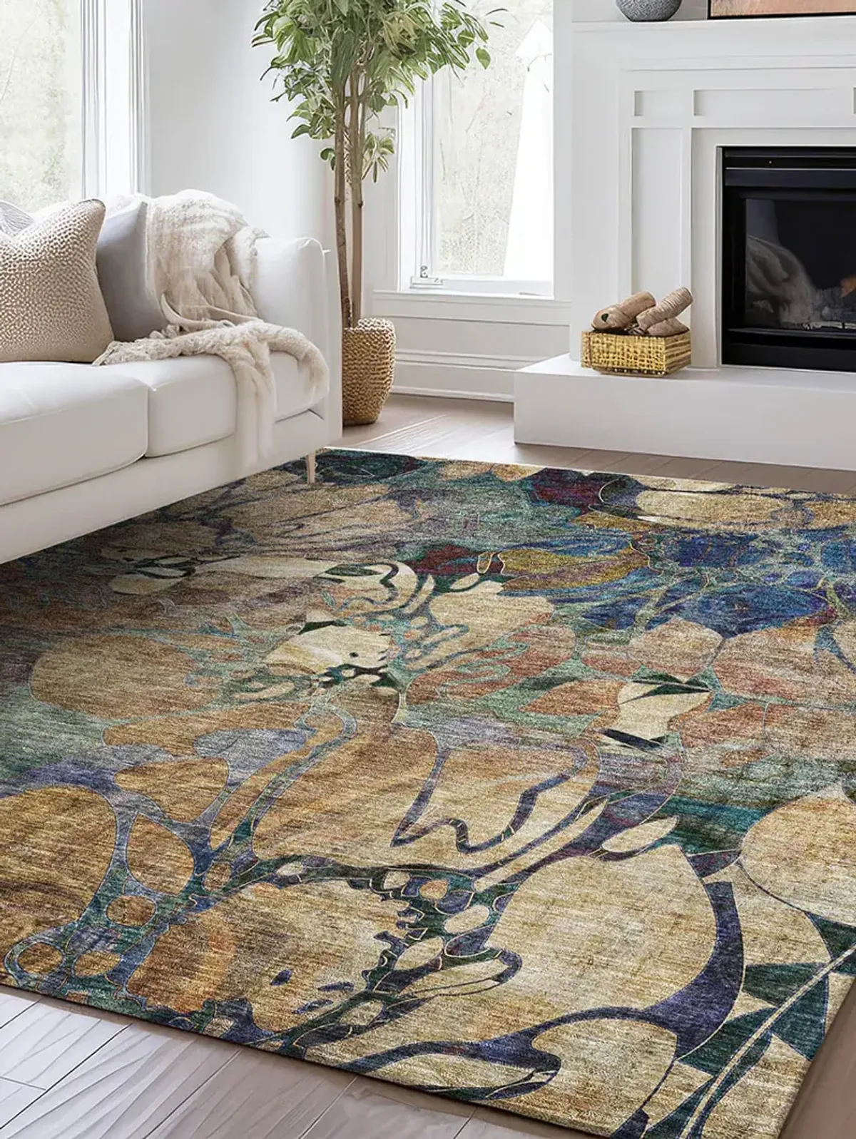 Trevi TV17 Beige 3' x 5' Rug