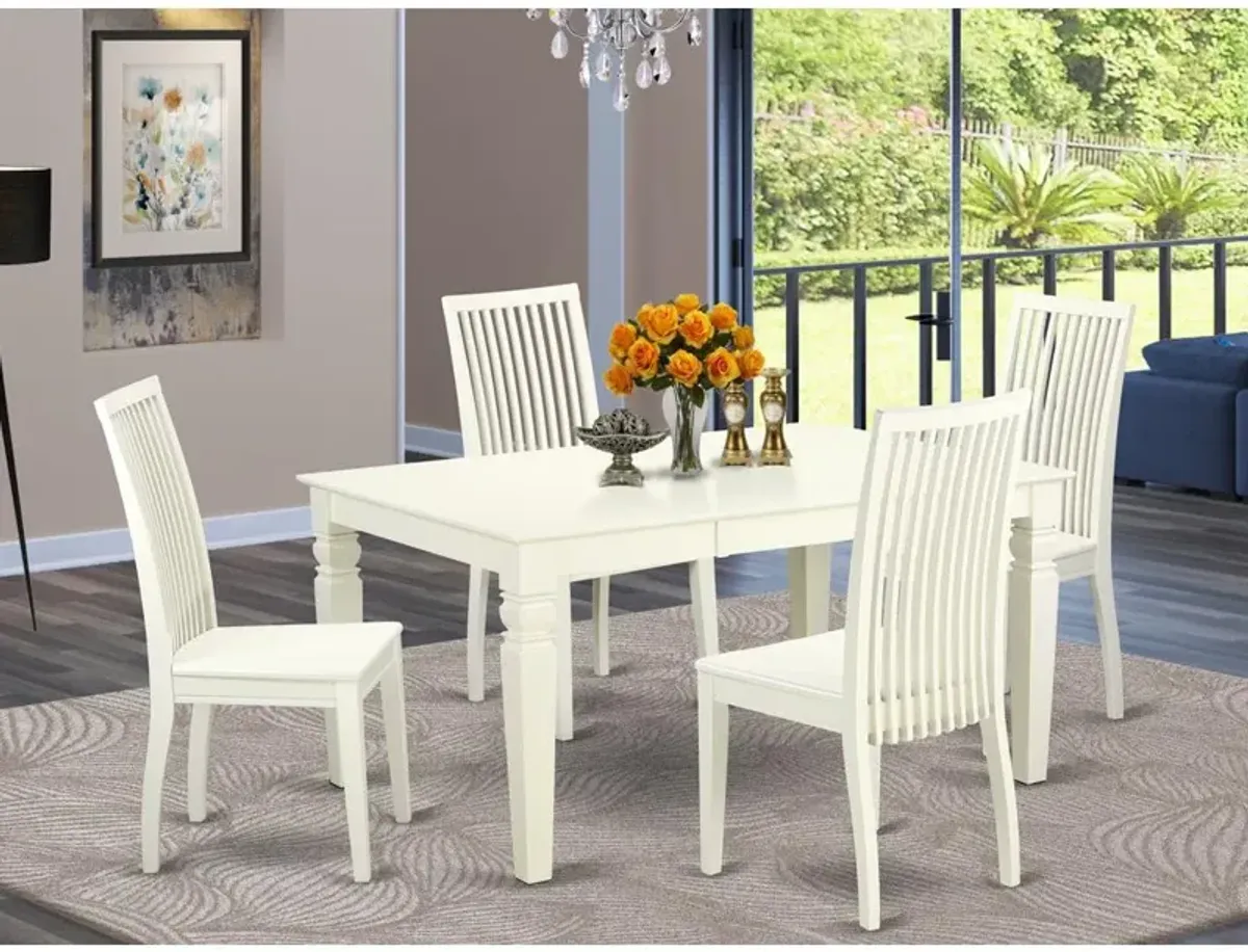 Dining Room Set Linen White