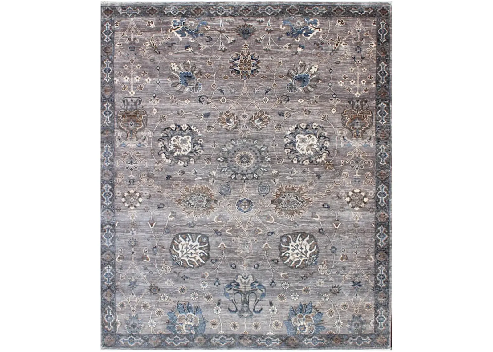 Sophia SOP74007 Silver 8" x 10" Rug