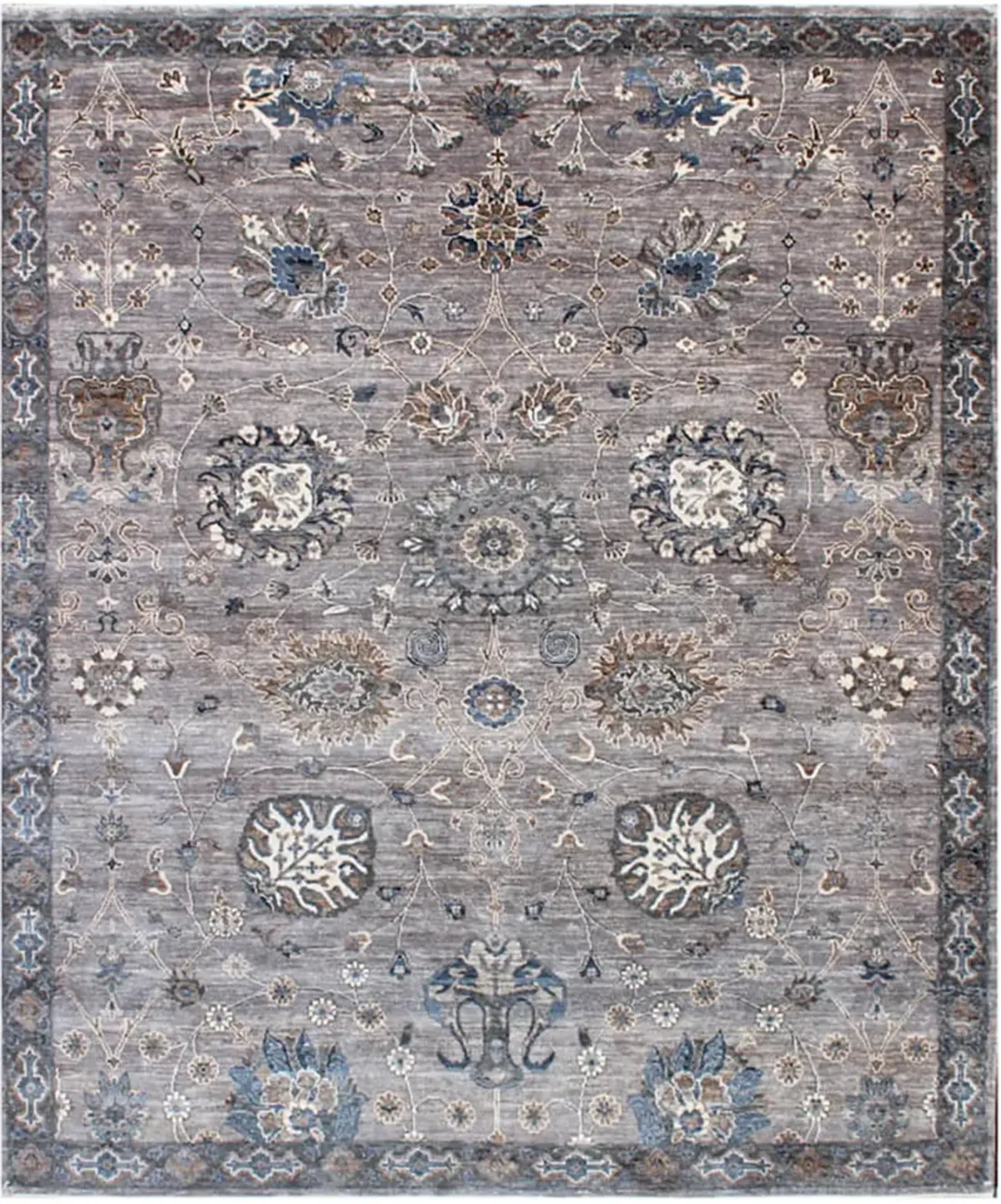 Sophia SOP74007 Silver 8" x 10" Rug