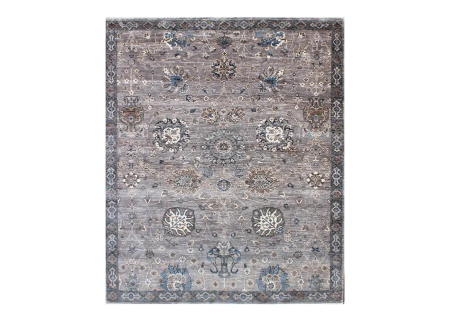 Sophia SOP74007 Silver 8" x 10" Rug