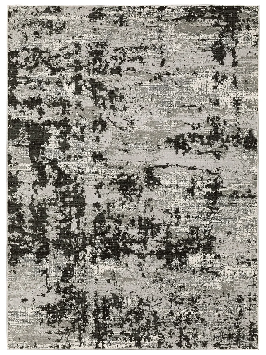 Caravan 7'10" x 10'10" Grey Rug