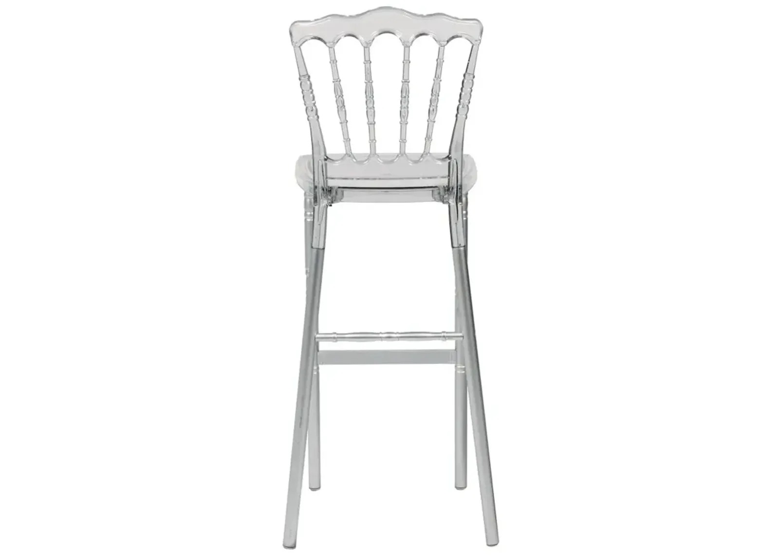 Commerical Seating Products Napleon Clear Barstool Chairs