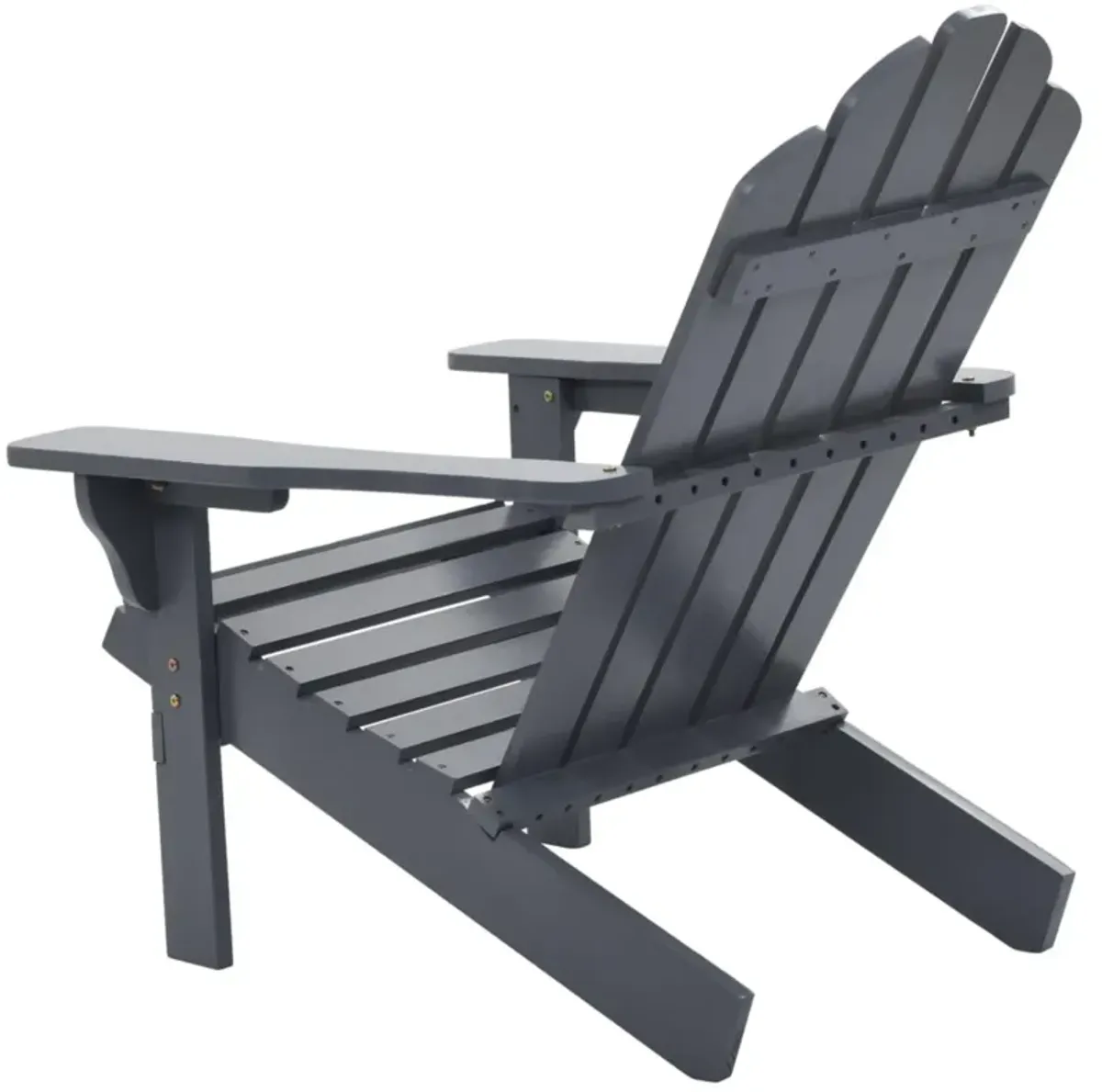 vidaXL Garden Chair Wood Gray