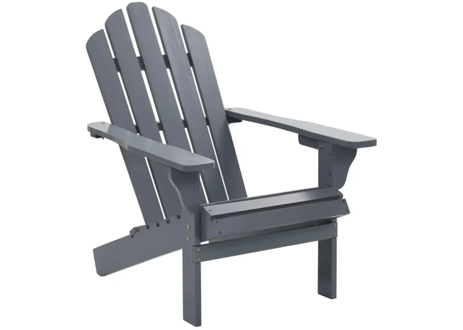 vidaXL Garden Chair Wood Gray