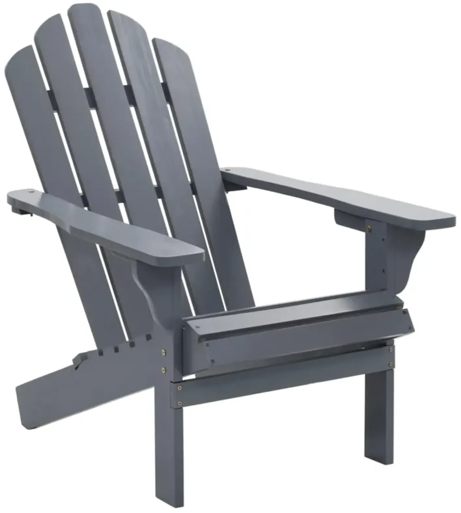 vidaXL Garden Chair Wood Gray