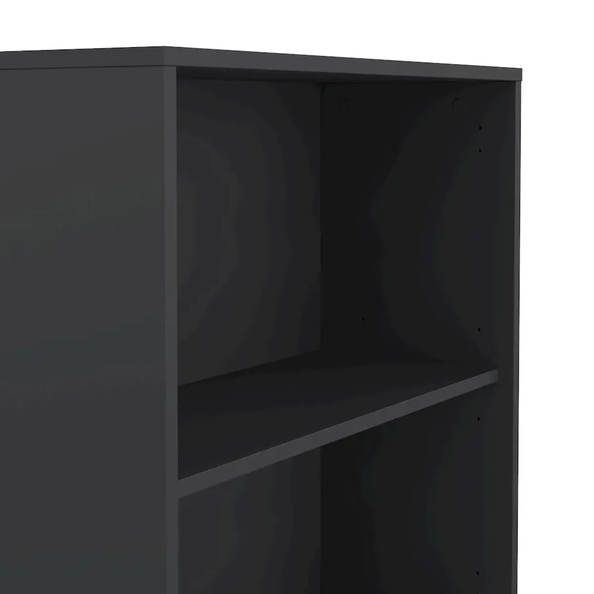 Tvilum 6 Shelf Boockase with 2 Doors, Home Office Storage