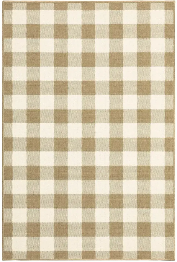 Marina 2'5" x 4'5" Tan Rug