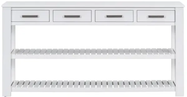 Merax Vintage High-capacity Entryway Console Table Desk