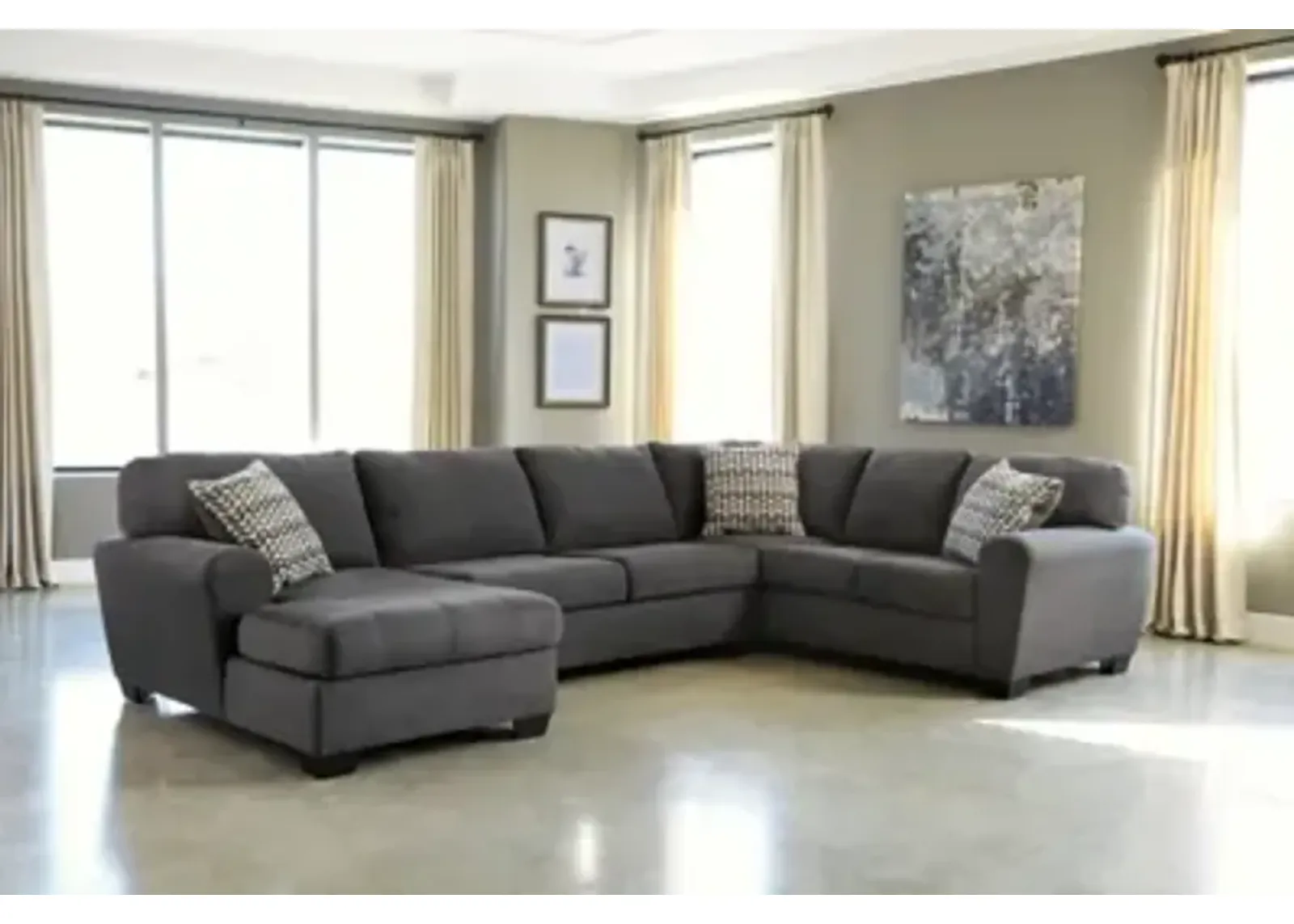 Ambee 3-Piece Sectional with Chaise