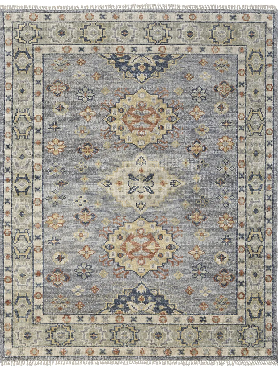 Fillmore 69CIF 2'6" x 12' Blue/Taupe/Gray Runner