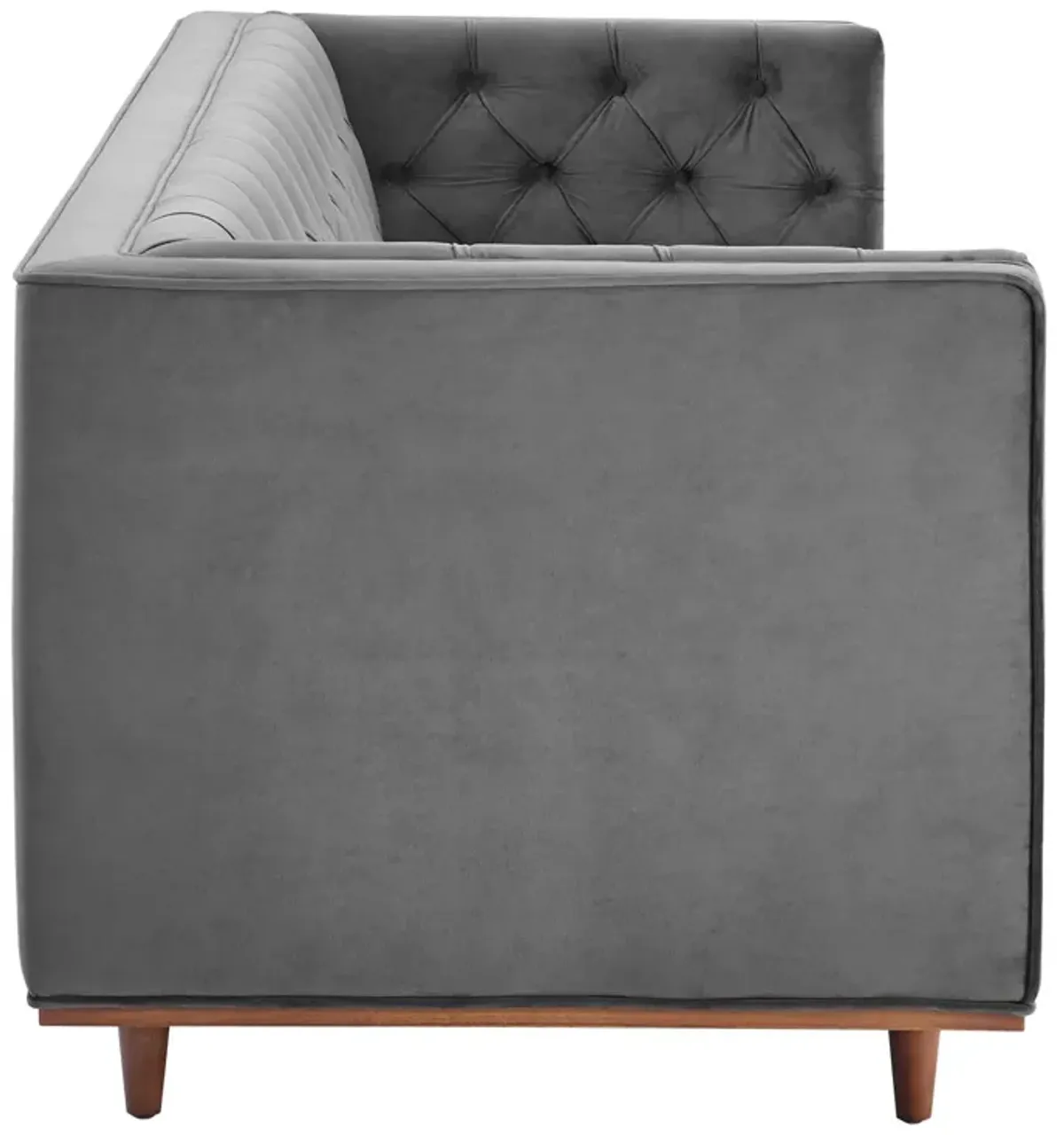 Elation Tufted Performance Velvet Sofa