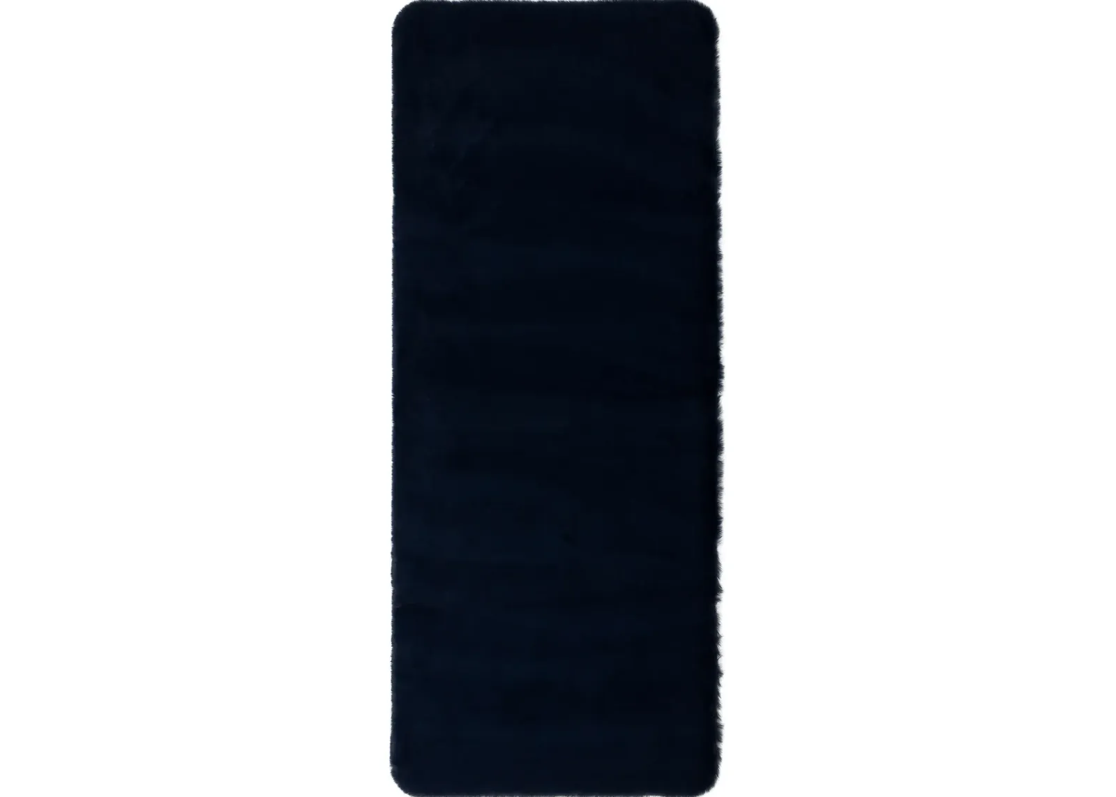 Lavish Plush Indigo 2' 3" x 3' 9" Bath Mat