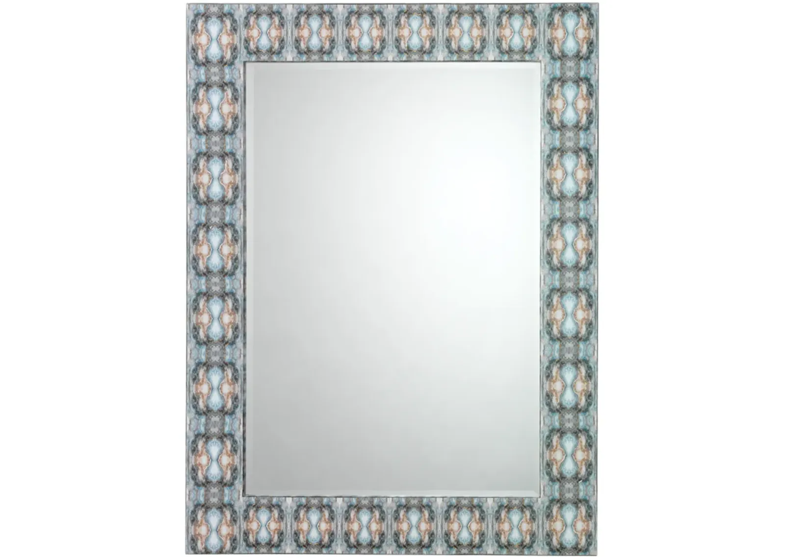 Rorschach Mirror, Indigo Blue Lacquer