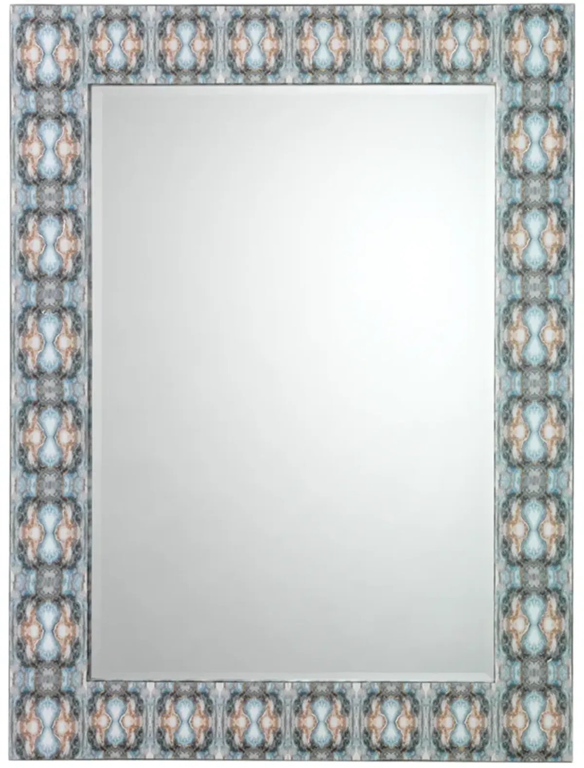 Rorschach Mirror, Indigo Blue Lacquer