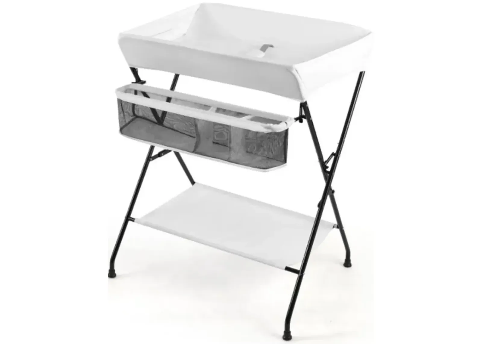 Portable Infant Changing Station Baby Diaper Table with Safety Belt