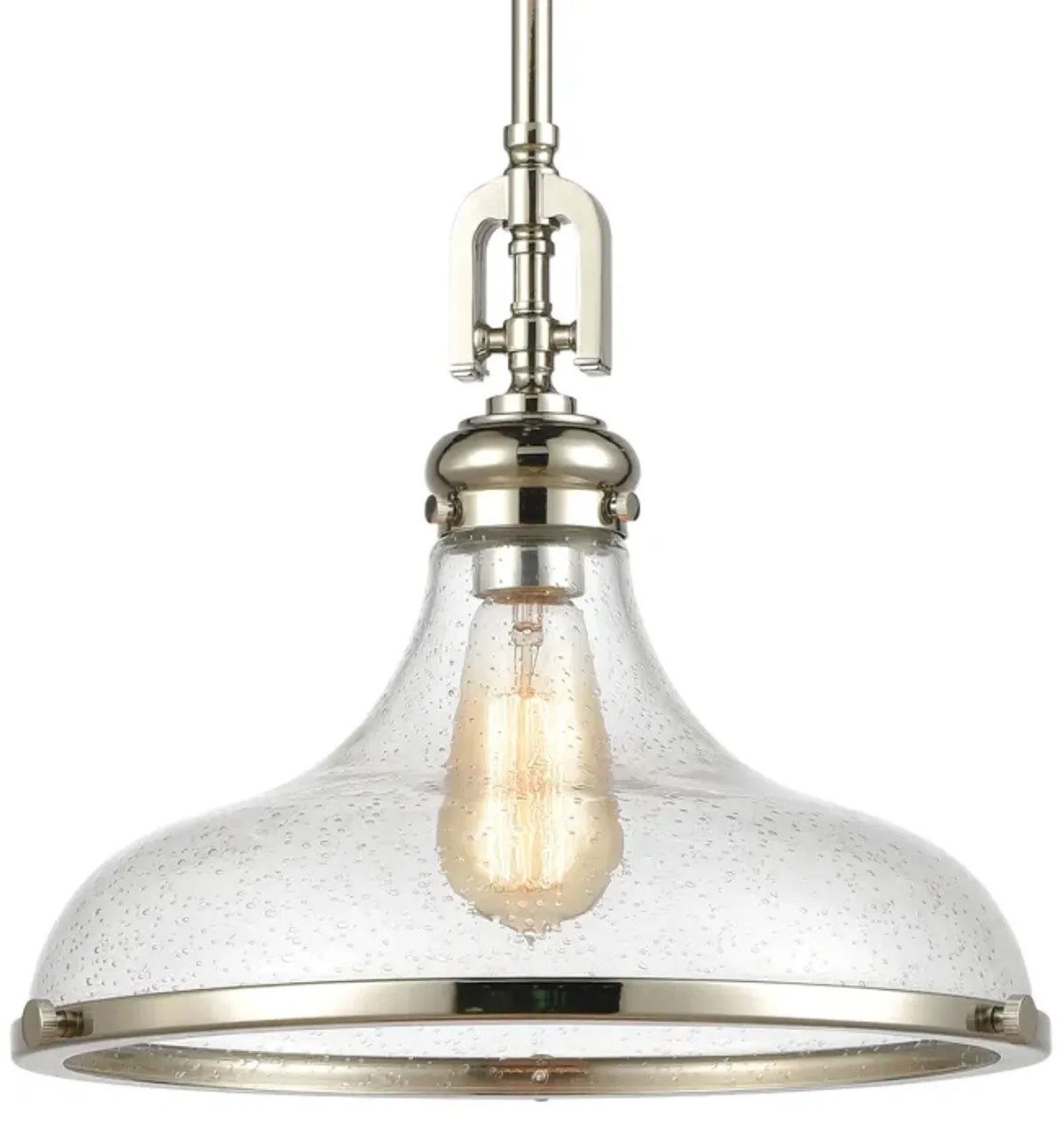 Rutherford 15'' Wide 1-Light Silver Pendant