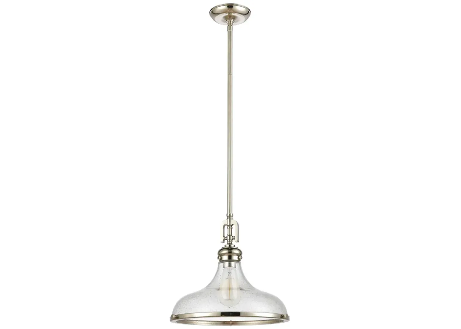 Rutherford 15'' Wide 1-Light Silver Pendant