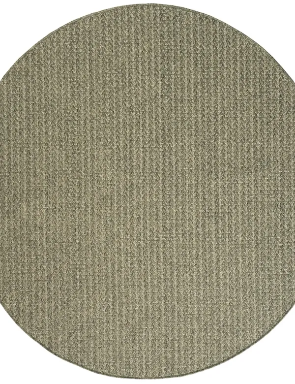 Tulum TLM02 Olive 8' x Round Rug