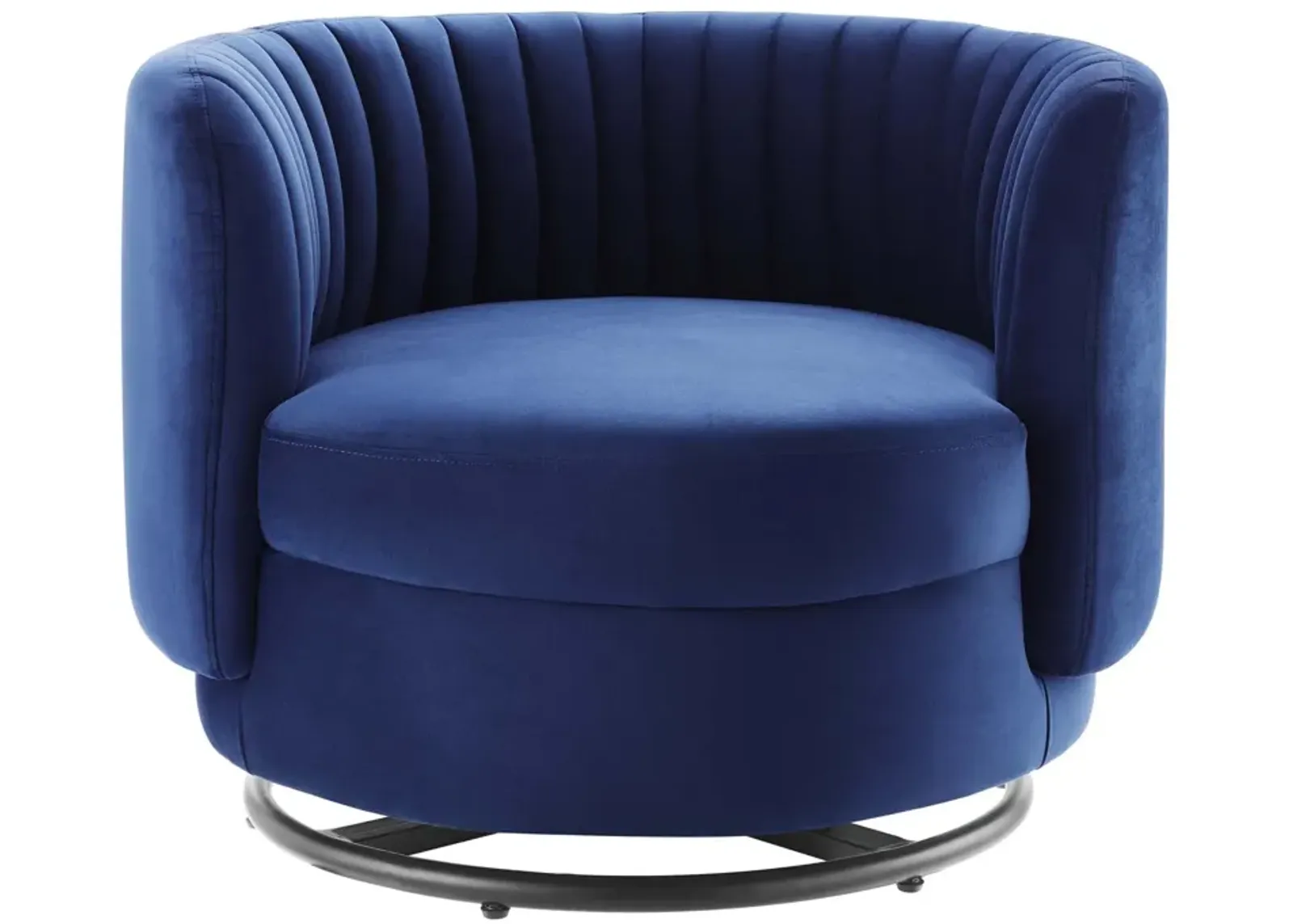 Embrace Tufted Performance Velvet Swivel Chair