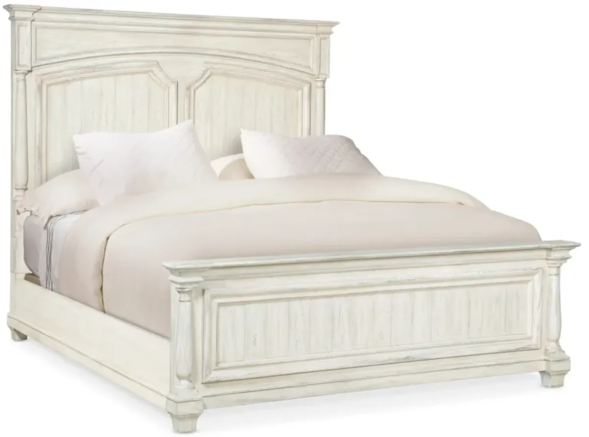 Traditions California King Panel Bed in Magnolia